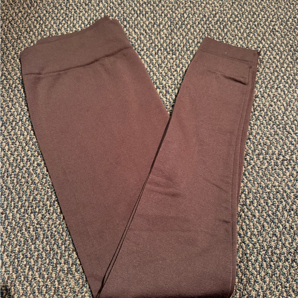 Women’s Brown Leggings fleece lined